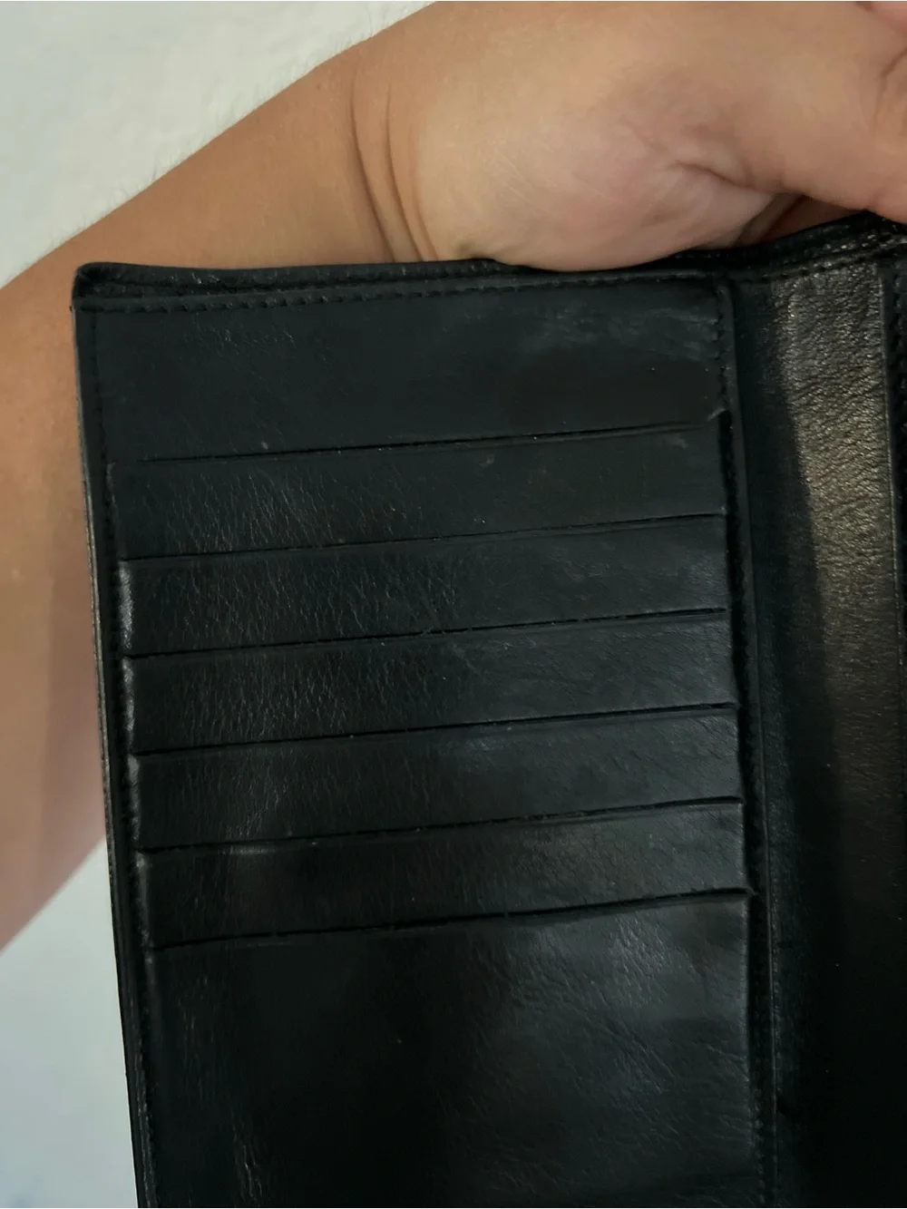 CHANEL Black Caviar Leather Continental Wallet vintage